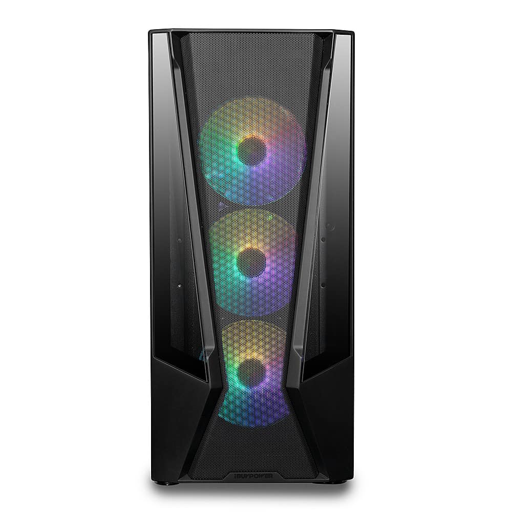 iBUYPOWER - TraceMesh Gaming Desktop - Intel Core i3-13100F - NVIDIA GeForce RTX 3050 8GB - 16GB DDR5 RAM - 500GB NVMe SSD - Preto-TRACEMESHI3N3501