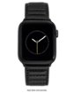 Vince Camuto – Pulseira de couro masculina com detalhes de costura para Apple Watch 42/44/45/Ultra/Ultra 2 (49 mm) – Cinza escuro-56400VRP