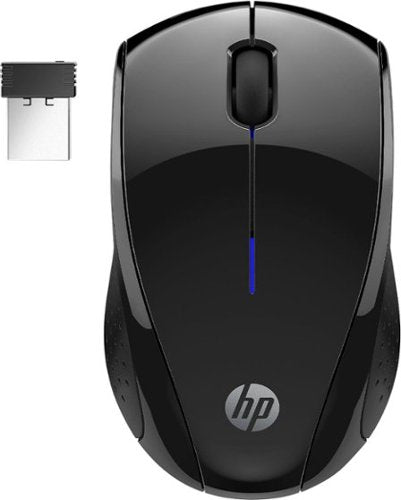 HP - Mouse óptico ambidestro sem fio X3000 G3 - Jet Black-683N7AA#ABL