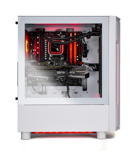 CyberPowerPC - Gamer Supreme Gaming Desktop - AMD Ryzen 9 7900X - 64GB de memória - AMD Radeon RX 7800 XT - SSD de 2TB - Branco-SLC10980CPG