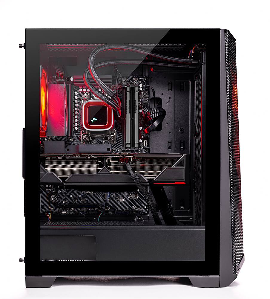 Skytech Gaming - Chronos 2 Gaming Desktop PC - AMD Ryzen 7 7700X - 32 GB de memória - NVIDIA RTX 4070 - SSD NVMe de 1 TB - Preto-ST-CHRONOS2-1000-B-BU