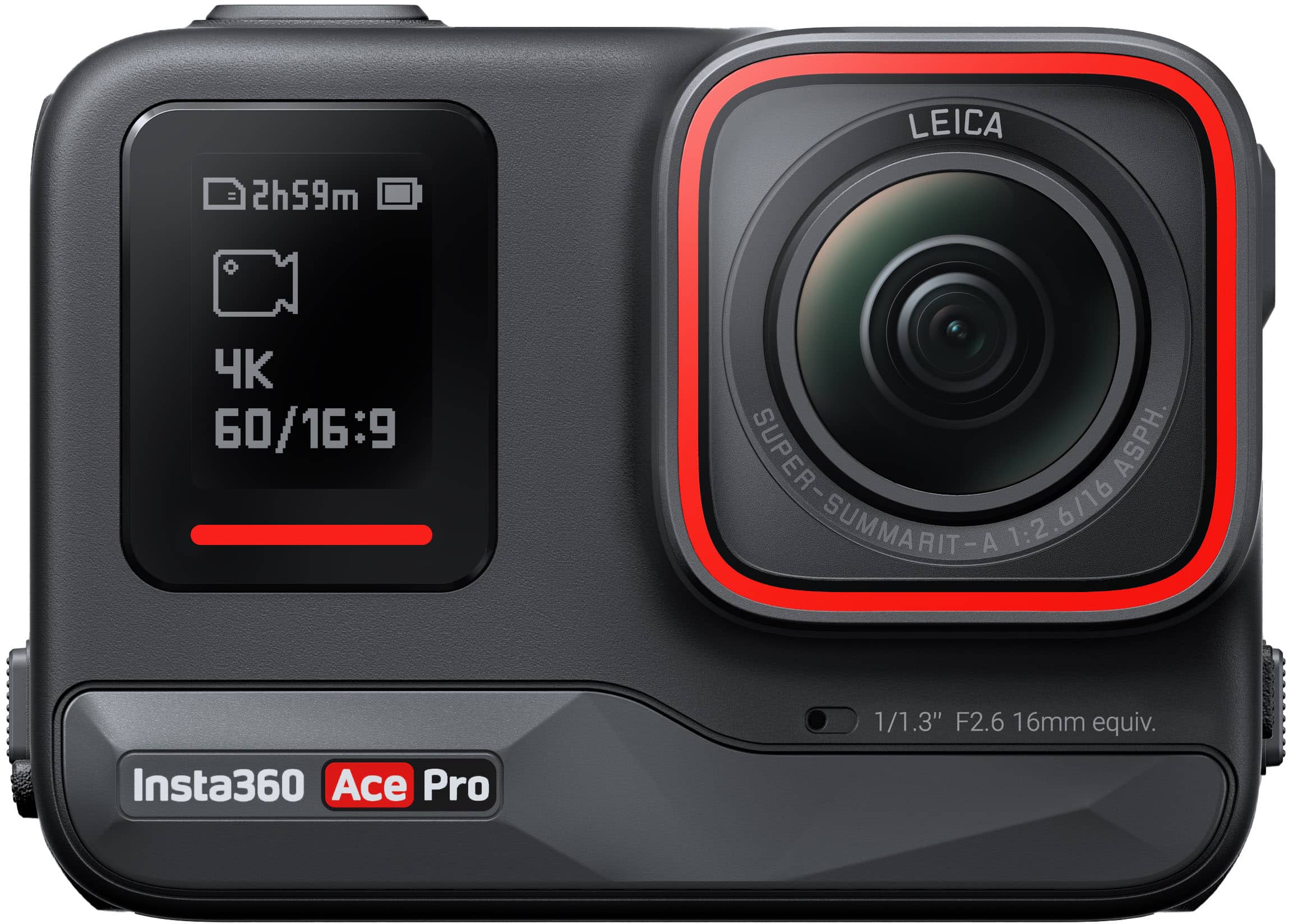Insta360 - Câmera de ação à prova d'água Ace Pro alimentada por IA - Preto-CINSAAJA