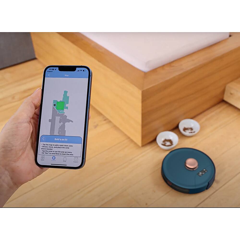 bObsweep - Phoenix, aspirador de robô PetHair SLAM - meia-noite-SLP231123