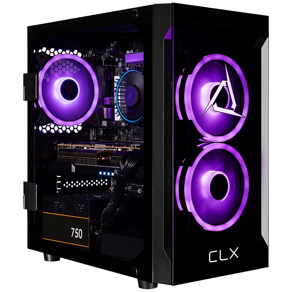 CLX - SET Gaming Desktop - Intel Core i5 14600KF - 16GB de memória DDR5 4800 - Radeon RX 7800 XT - 2TB NVMe M.2 SSD - Preto-TGMSETRXA3A00BM