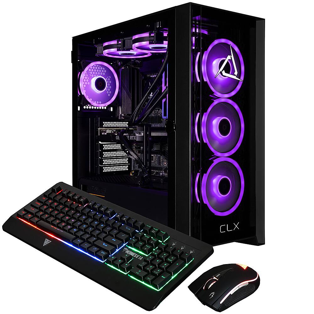 CLX - SET Gaming Desktop - Intel Core i7 13700KF - 32GB de memória DDR5 5600 - GeForce RTX 4060 Ti 16GB - 2TB NVMe M.2 SSD - Preto-TGMSETRTA3711BM