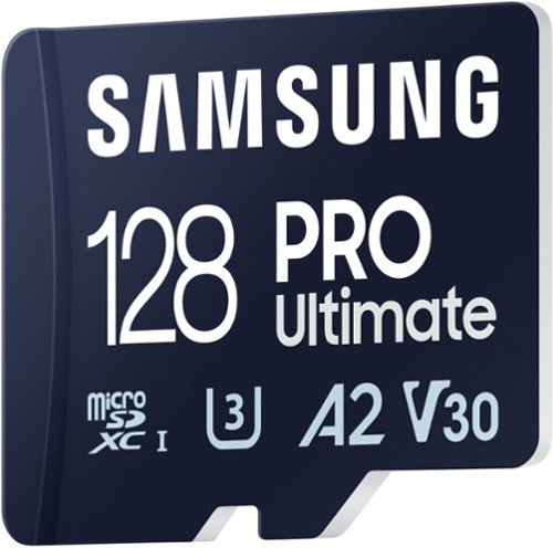 Samsung - Cartão de memória microSDXC Pro Ultimate e Reader 128 GB-MB-MY128SB/AM