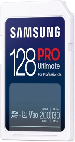 Samsung - Cartão de memória SDXC Pro Ultimate de 128 GB-MB-SY128S/AM