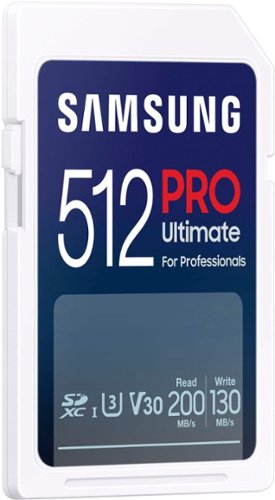 Samsung - Cartão de memória SDXC Pro Ultimate de 512 GB-MB-SY512S/AM