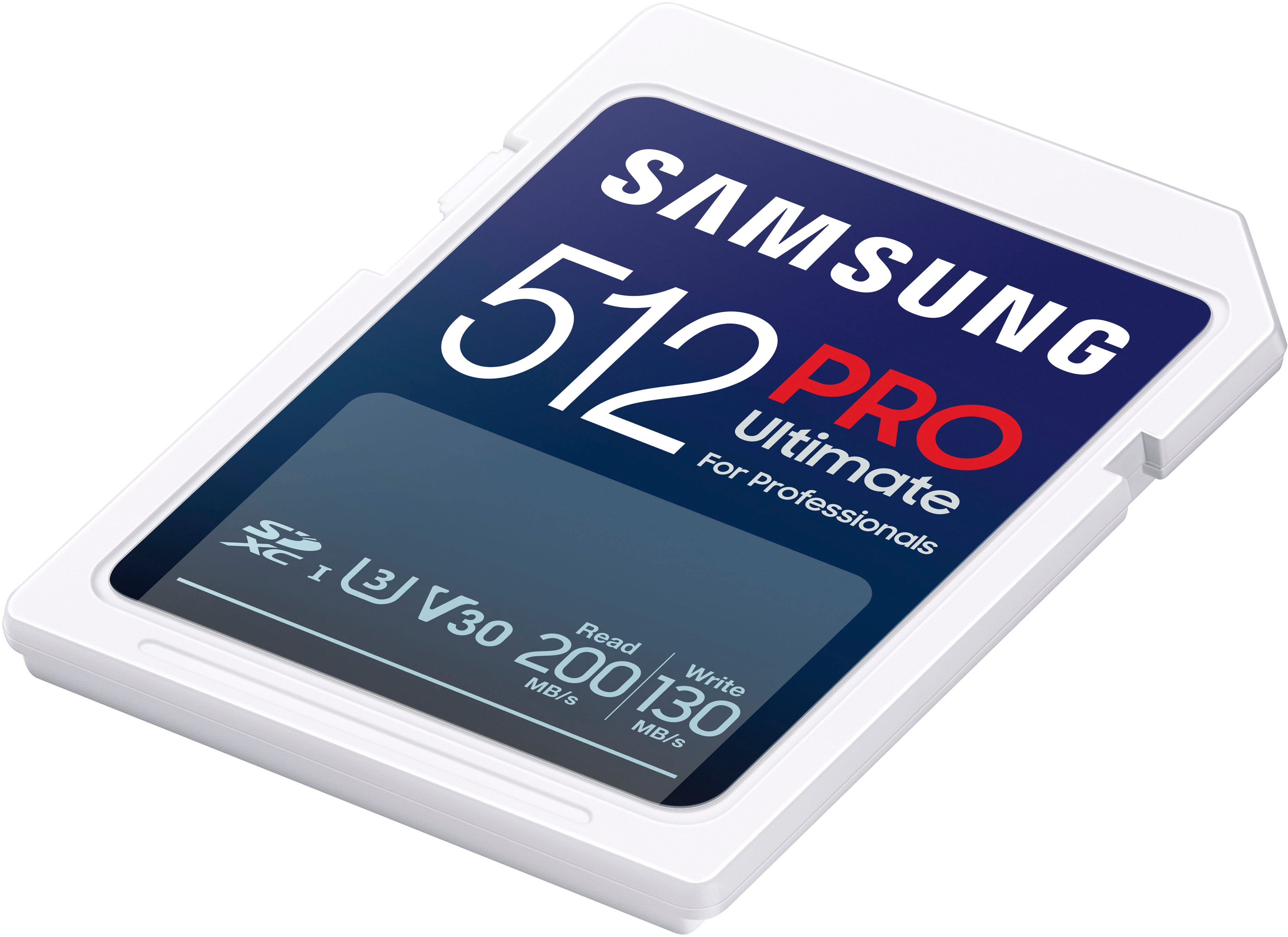 Samsung - Cartão de memória SDXC Pro Ultimate de 512 GB-MB-SY512S/AM