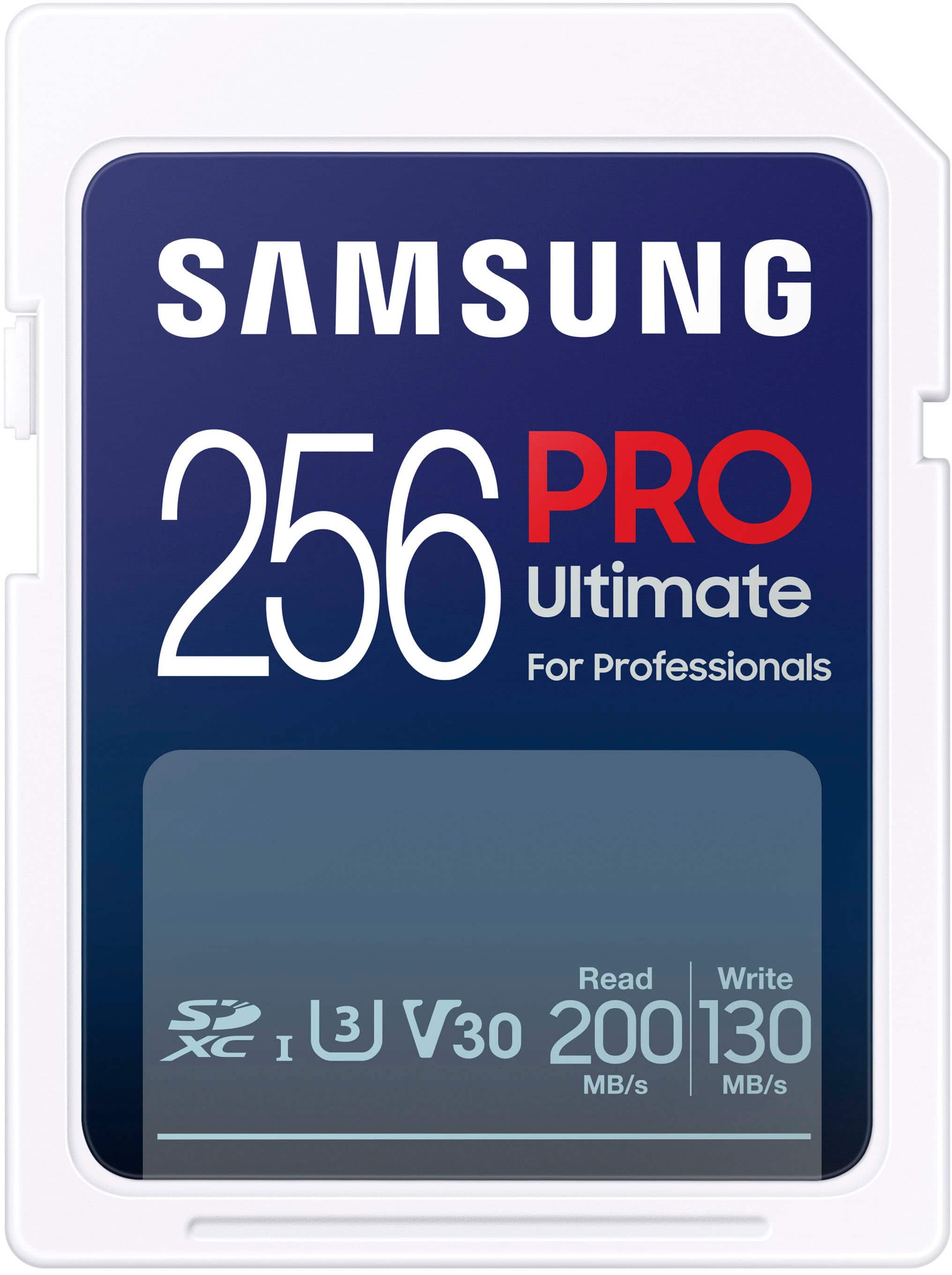 Samsung - Cartão de memória SDXC Pro Ultimate de 256 GB-MB-SY256S/AM