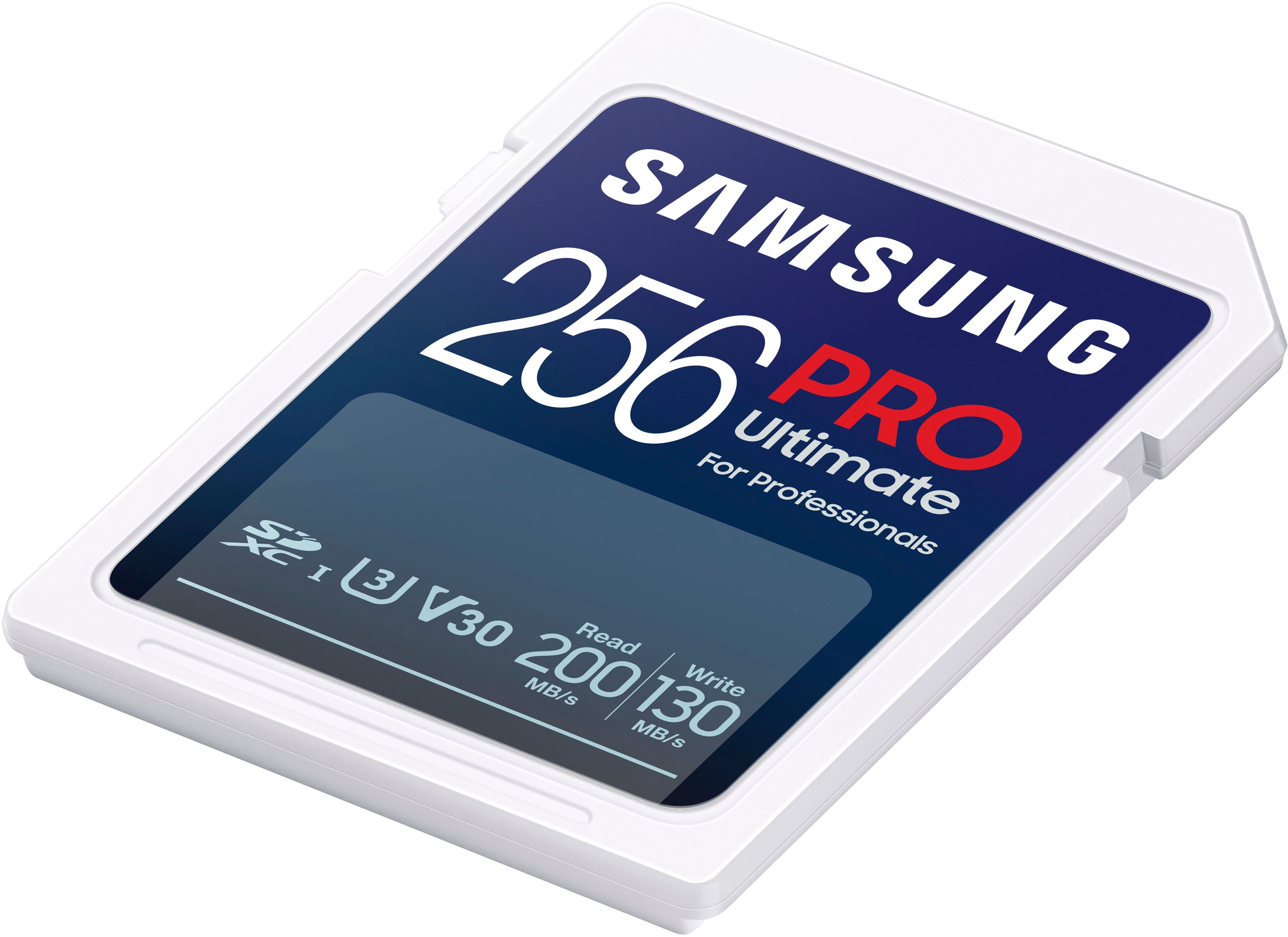 Samsung - Cartão de memória SDXC Pro Ultimate de 256 GB-MB-SY256S/AM