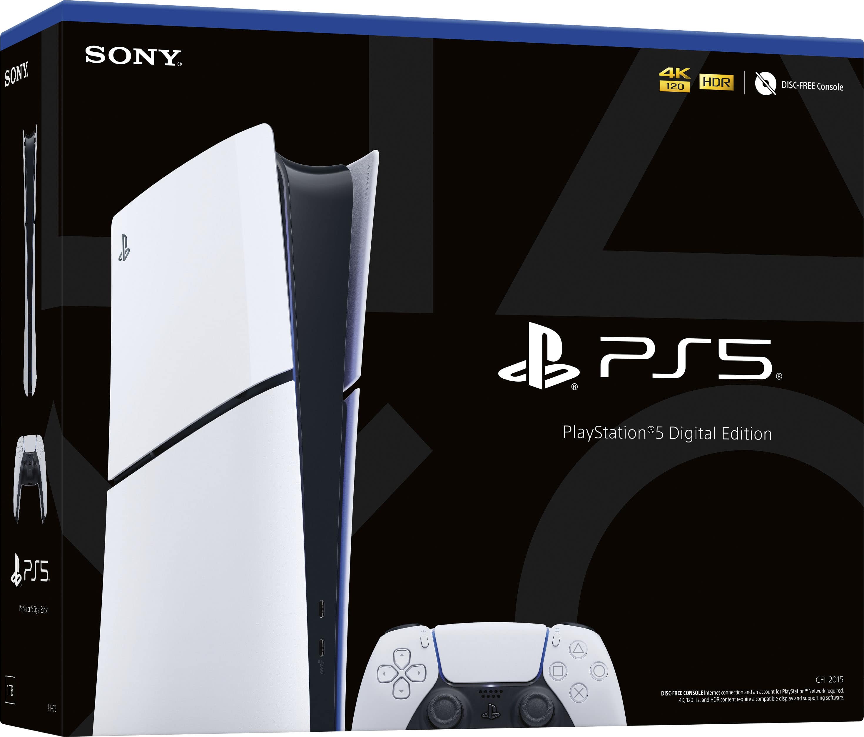 Sony Interactive Entertainment - PlayStation 5 Slim Console Edição Digital - Branco-1000039670