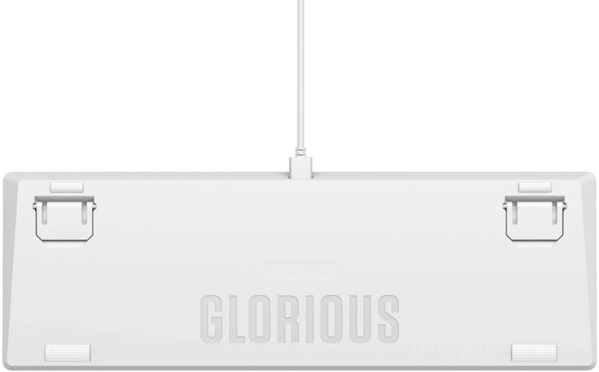 Glorious - GMMK 2 Teclado para jogos com interruptor linear mecânico - Branco-GLO-GMMK2-96-FOX-W