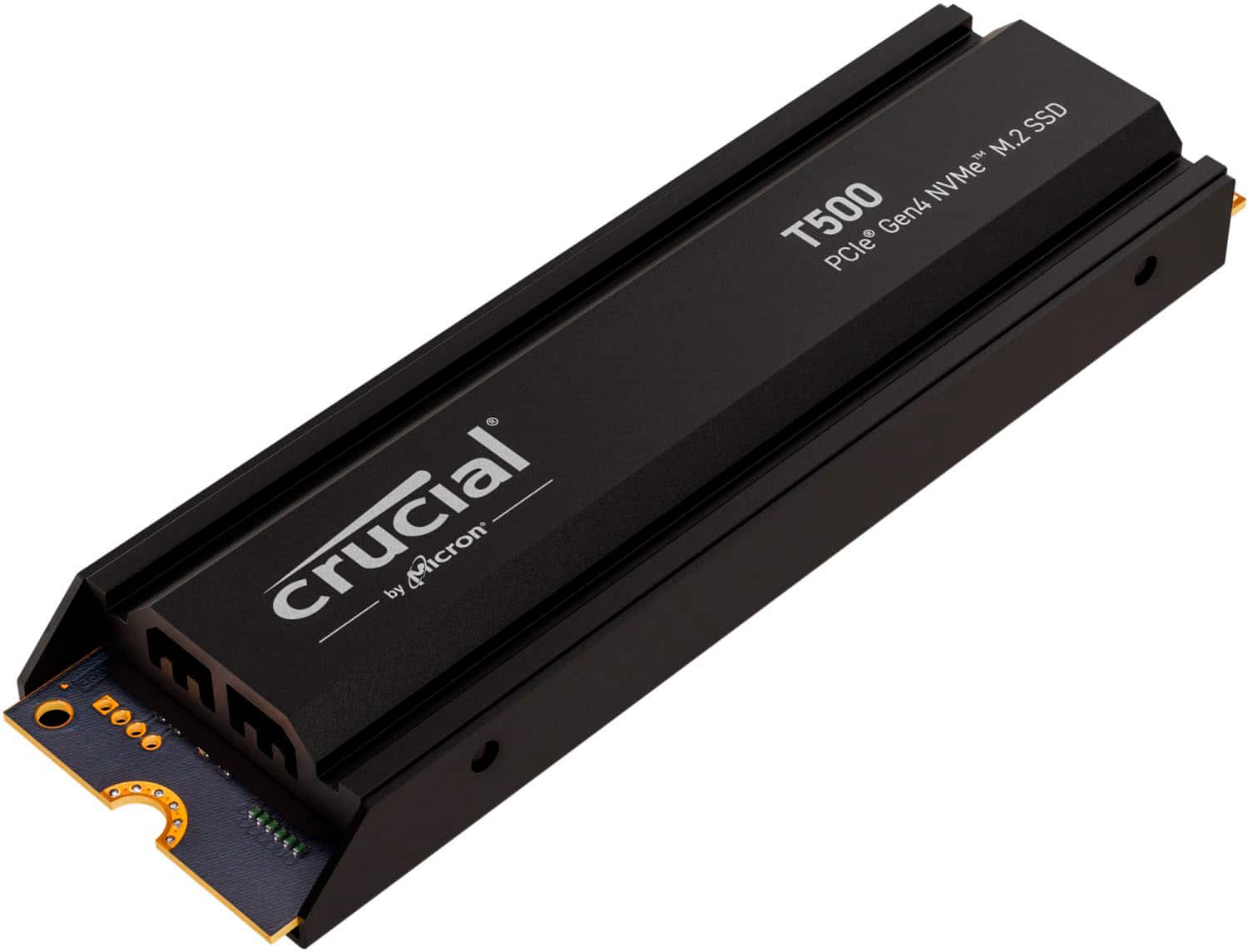 Crucial - SSD interno T500 de 1 TB PCIe Gen 4x4 NVMe M.2 com dissipador de calor para PS5-CT1000T500SSD5