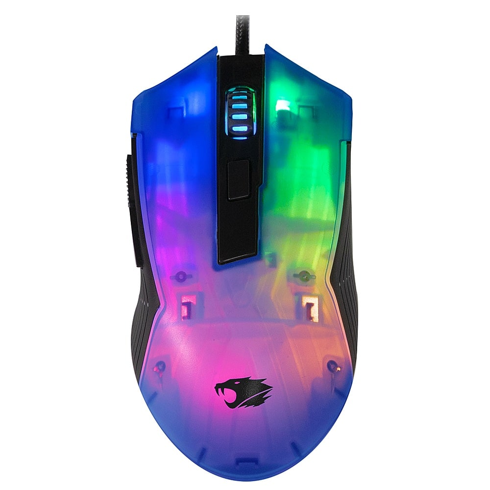 iBUYPOWER - Combo teclado RGB com fio e mouse óptico Chimera KM7 - Preto-KM7