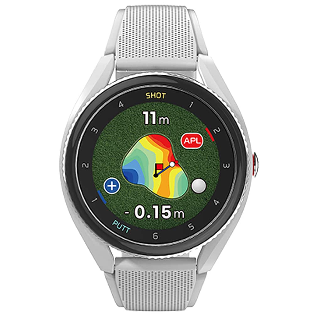 VoiceCaddie - Relógio GPS T9 com ondulação e inclinação verdes - Cinza-T-9 CINZA