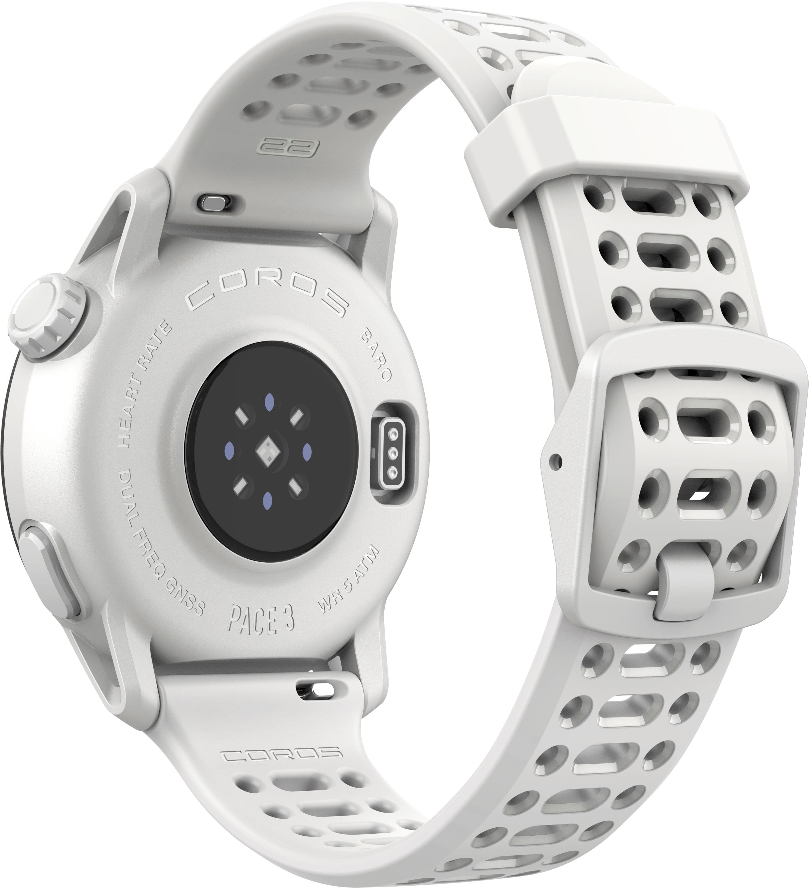COROS - Relógio esportivo GPS PACE 3 - Branco-WPACE3-WHT