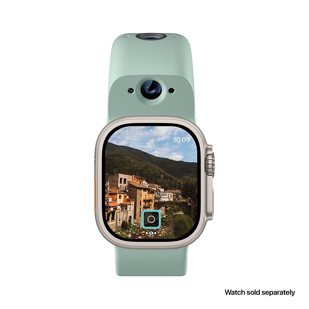 Câmera de pulso - Faixa de câmera média/grande (cabe em 42-49 mm) para Apple Watch Ultra, Série 9, Série 8, Série SE - Sage-W1027