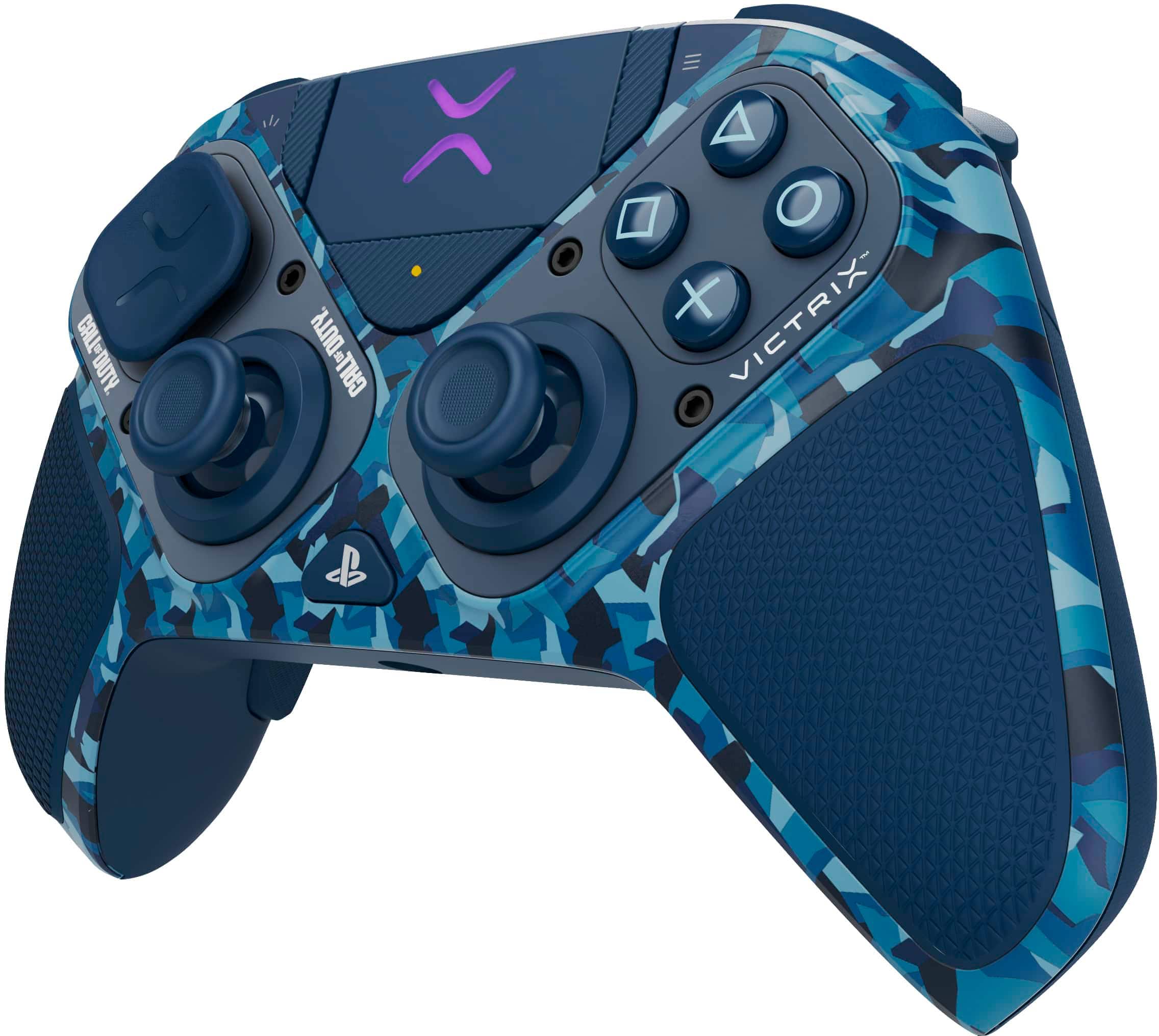 PDP - ctrl s/fio p/ p/ vídeo gameVictrix Pro BFG p/ PS5, PS4 e PC, áudio 3D Sony, botões modulares/gatilhos de embreagem/joystick - Midnight Mask-052-