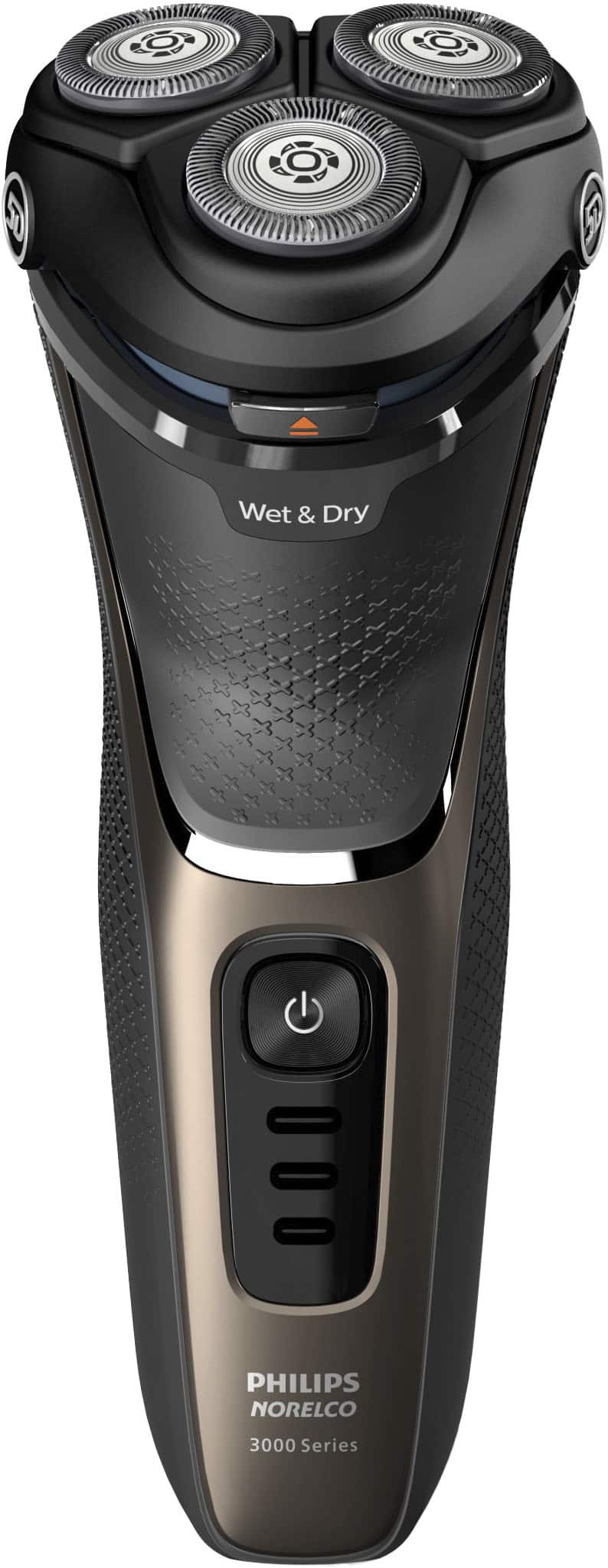 Philips Norelco CareTouch, barbeador elétrico recarregável úmido/seco com aparador pop-up - Ash Gold-S3242/90
