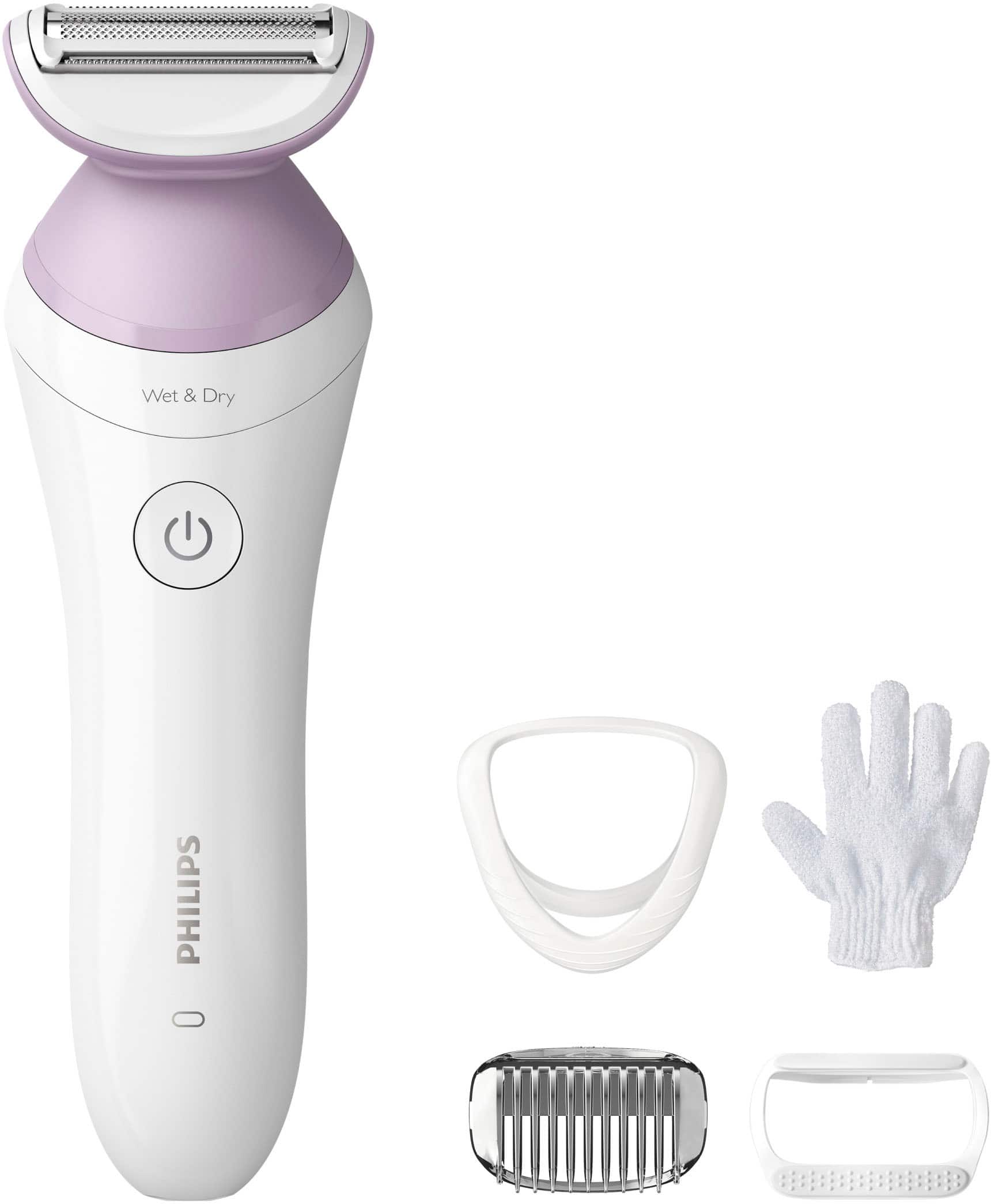 Philips Barbeador Elétrico Lady Série 6000 - Branco-BRL136/00