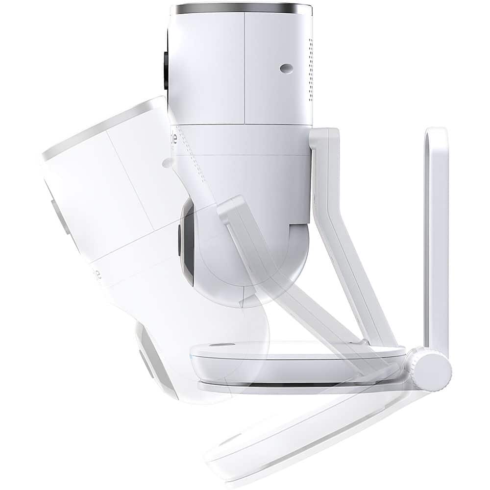 Hubble Connected - Nursery Pal Dual Vision Smart Camera Monitor de bebê Wi-Fi com rastreamento de movimento AI - Branco-HCTNPDVX-BU