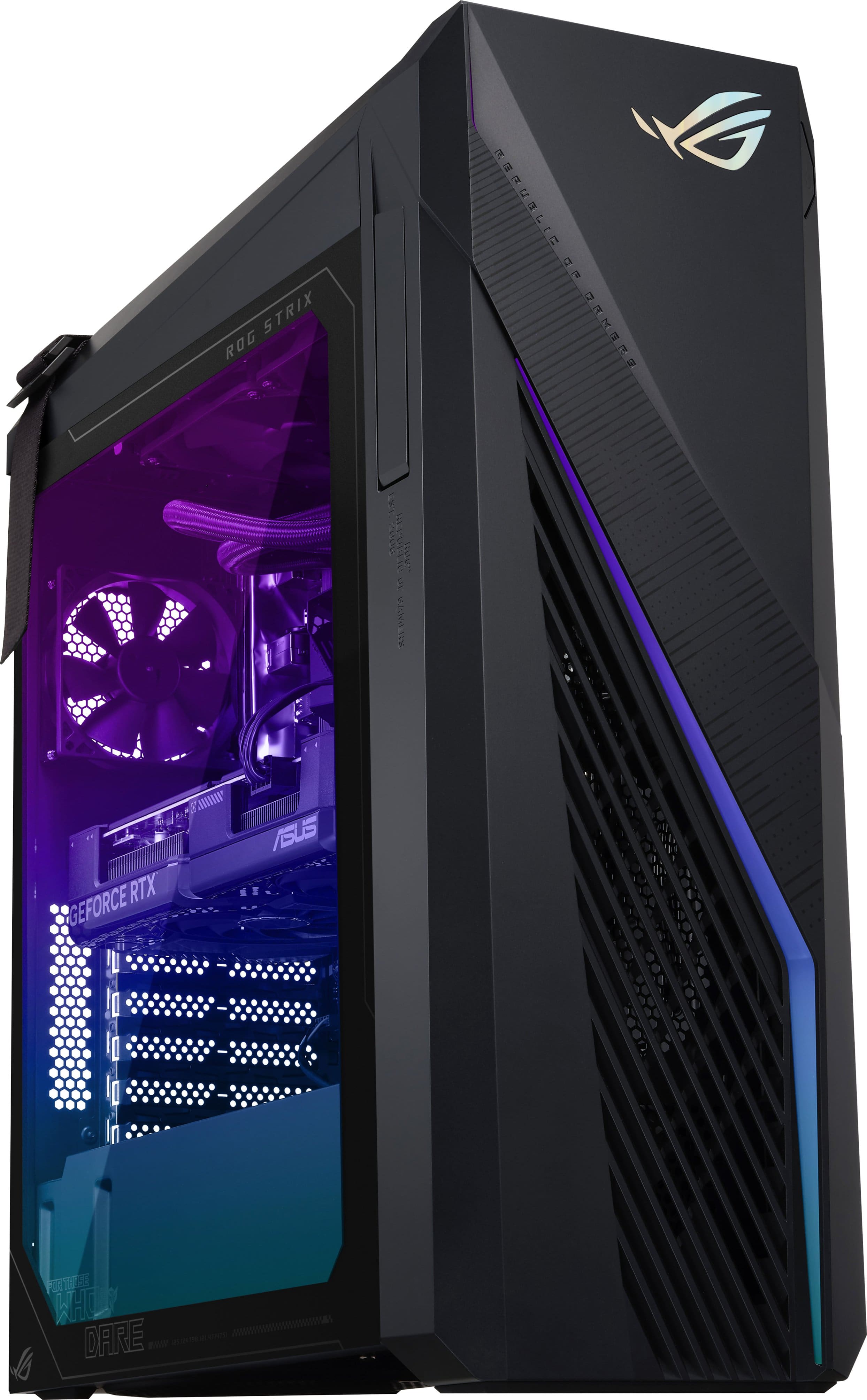 ASUS - ROG Gaming Desktop - Intel Core i7-14700F - 32GB de memória - NVIDIA GeForce RTX 4060Ti - SSD de 2TB - Preto - Cinza-G16CHR-I7F4060TIVR