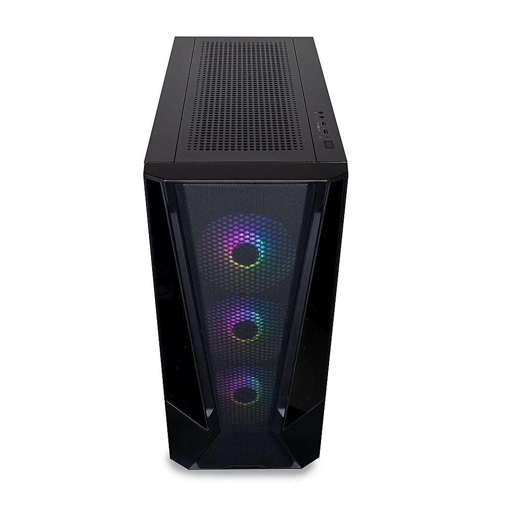Desktop para jogos iBUYPOWER Trace 7 Mesh - Intel Core i7 14700F - 32 GB de memória DDR5 RGB - GeForce RTX 4060 Ti 8 GB - 1 TB NVMe - Preto-TMI7N46T01