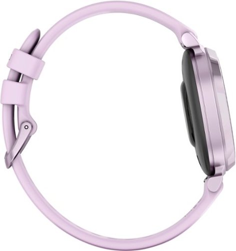 Garmin - Lily 2 Smartwatch 34 mm Alumínio Anodizado - Lilás Metálico com Pulseira de Silicone Lilás-010-02839-01