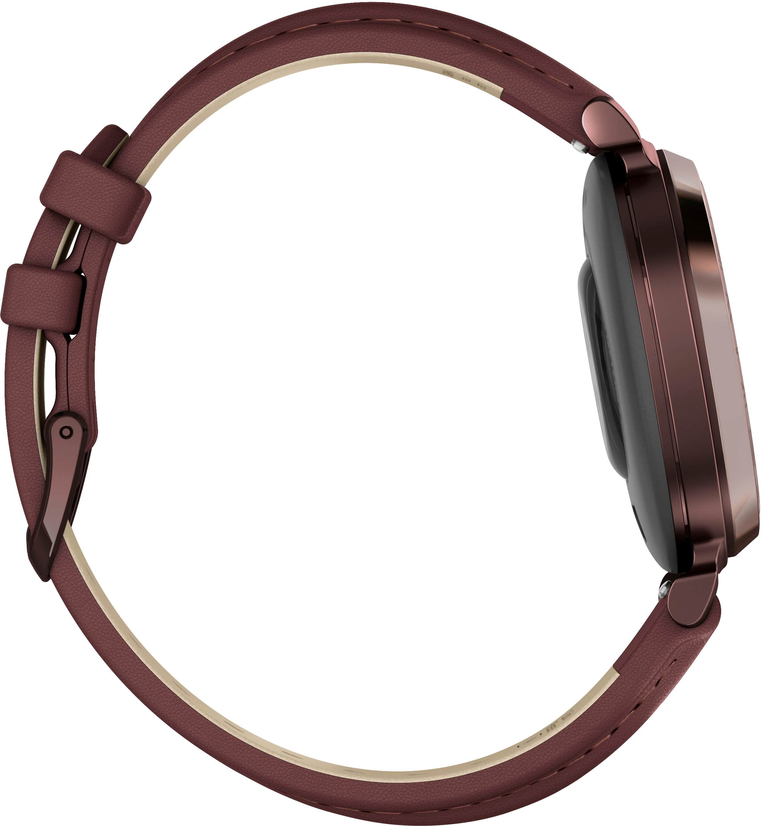 Garmin - Lily 2 Classic Smartwatch 34 mm alumínio anodizado - bronze escuro com pulseira de couro Mulberry-010-02839-03
