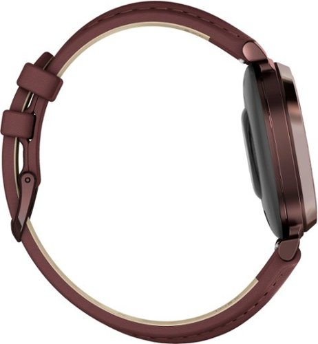 Garmin - Lily 2 Classic Smartwatch 34 mm alumínio anodizado - bronze escuro com pulseira de couro Mulberry-010-02839-03