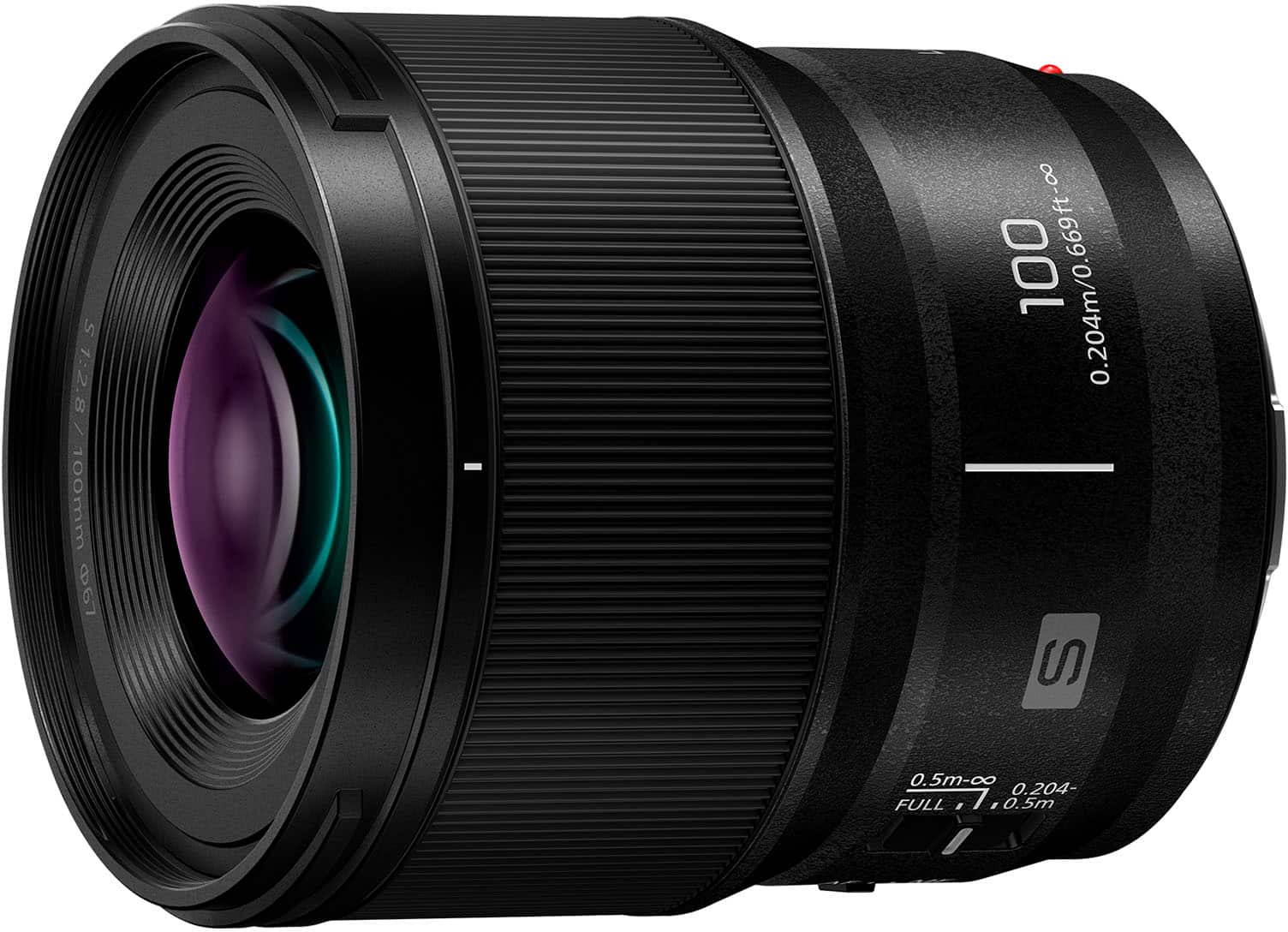 Panasonic - Lente de câmera full frame LUMIX, S 100mm F2.8 MACRO-S-E100
