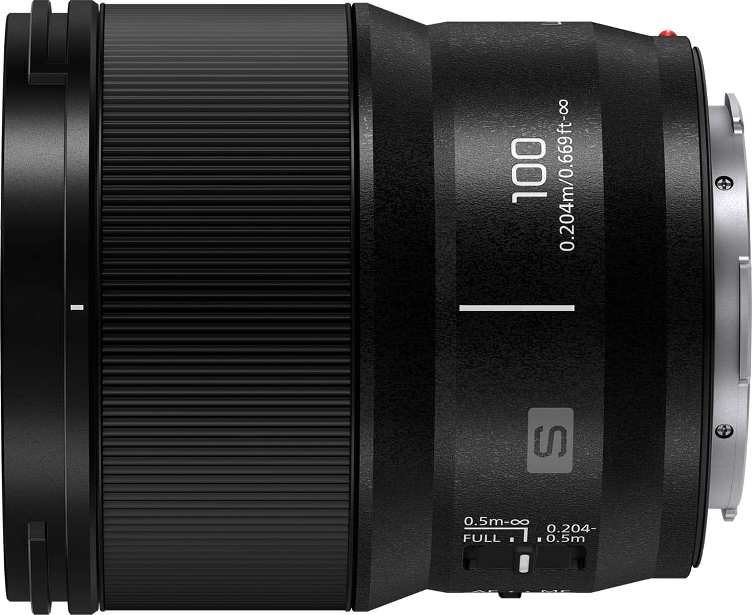 Panasonic - Lente de câmera full frame LUMIX, S 100mm F2.8 MACRO-S-E100