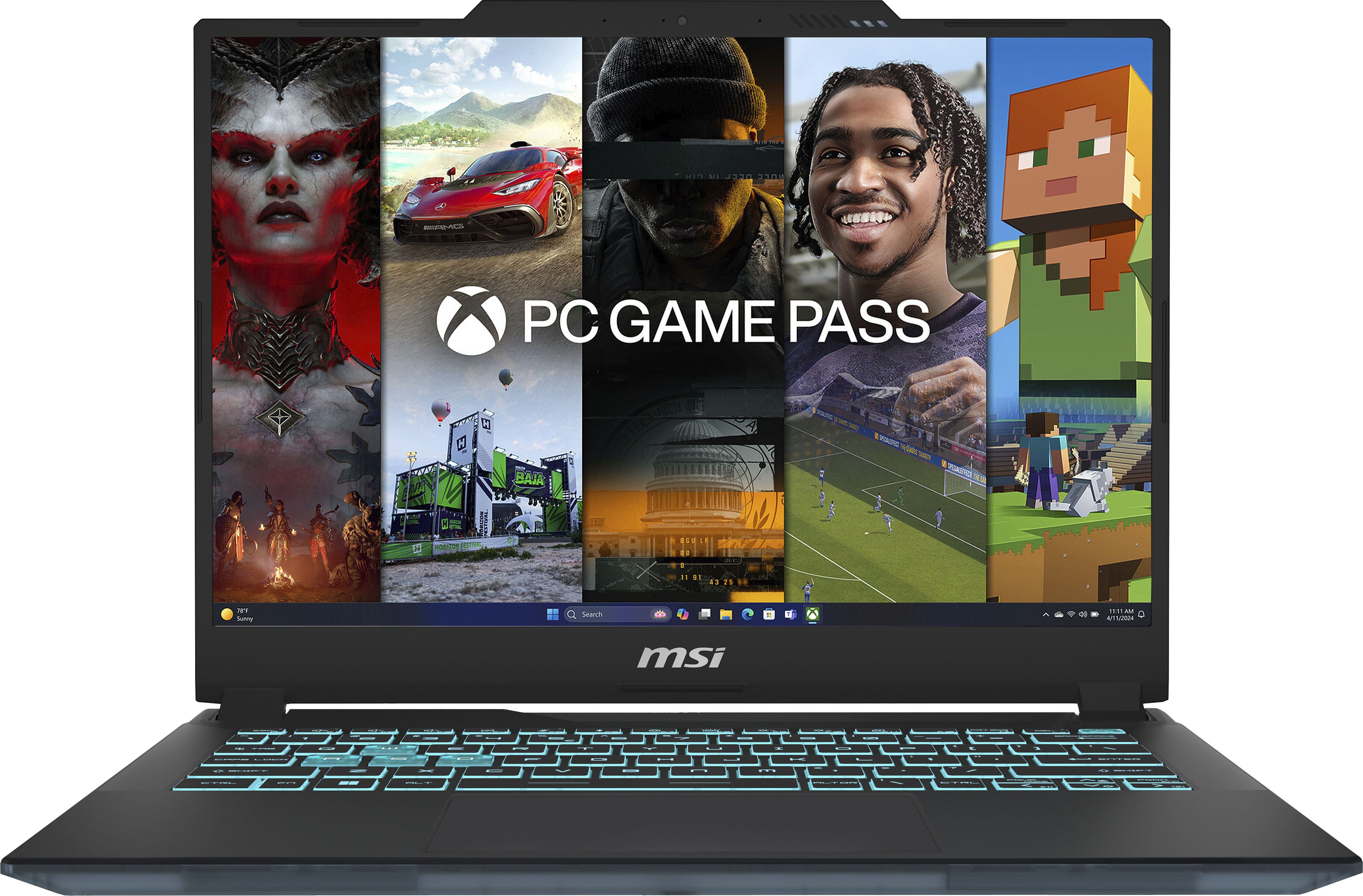 MSI - Cyborg 14 14" 144Hz FHD + Gaming Laptop-Intel Core i7-13620H com 16GB de memória-RTX 4060-512GB SSD - Preto-CYBORG1413018