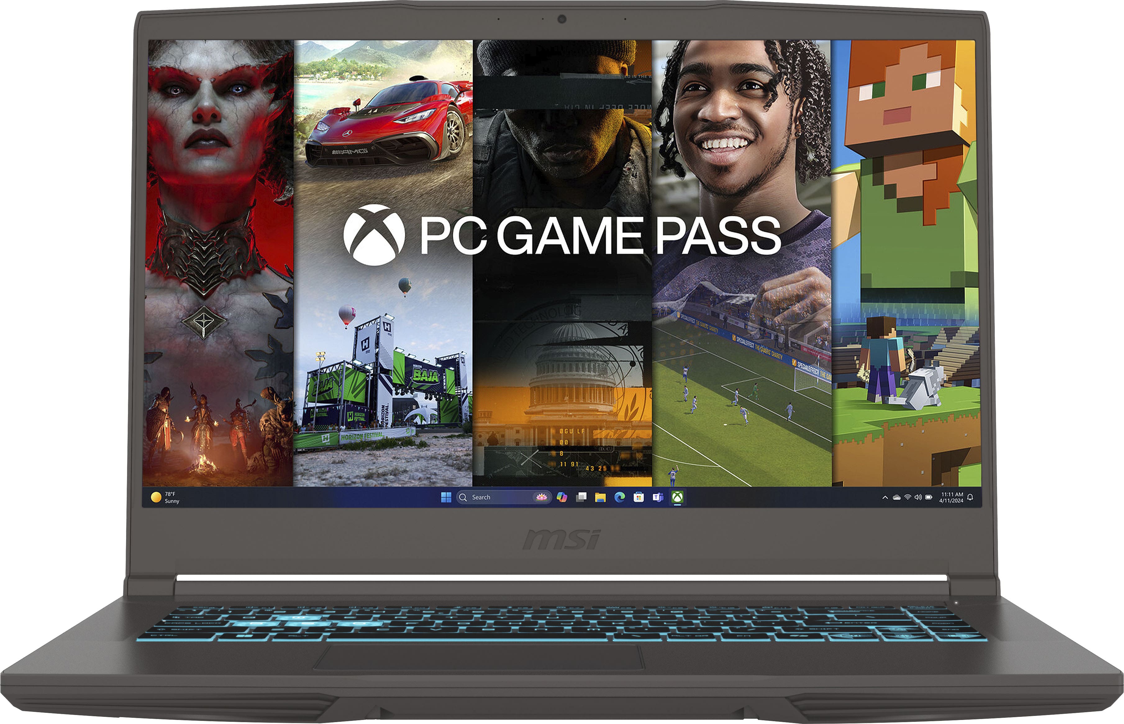 MSI - THIN 15 15,6" 144Hz FHD Gaming Laptop-Intel Core i5-13420H - 16GB de memória - GeForce RTX 4050 - 512GB SSD - Preto-THIN15131451