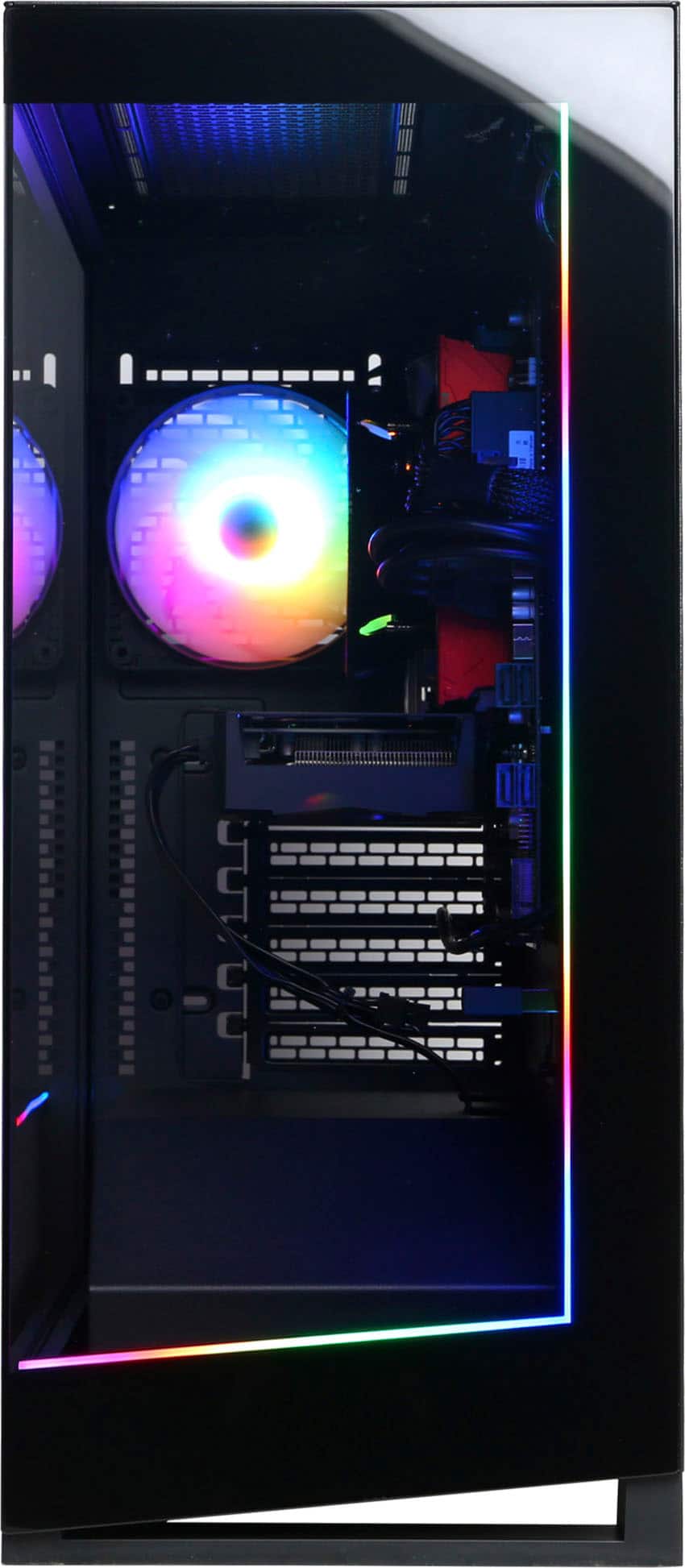 CyberPowerPC - Gamer Master Gaming Desktop - AMD Ryzen 5 7600 - 16GB de memória - NVIDIA GeForce RTX 4060 8GB - SSD de 2TB - Preto-GMA3200BSDF
