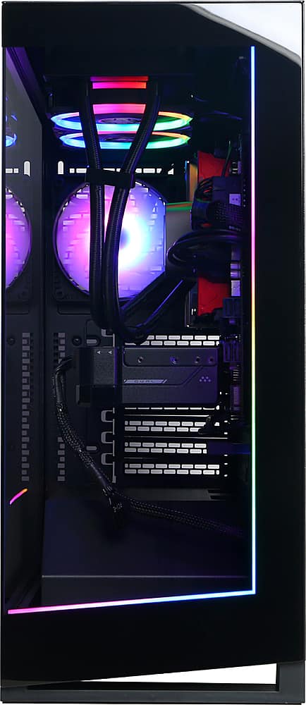 CyberPowerPC - Gamer Supreme Gaming Desktop - AMD Ryzen 7 8700G - 32GB de memória - NVIDIA GeForce RTX 4060 Ti 16GB - SSD de 2TB - Preto-SLCAI6000CPG