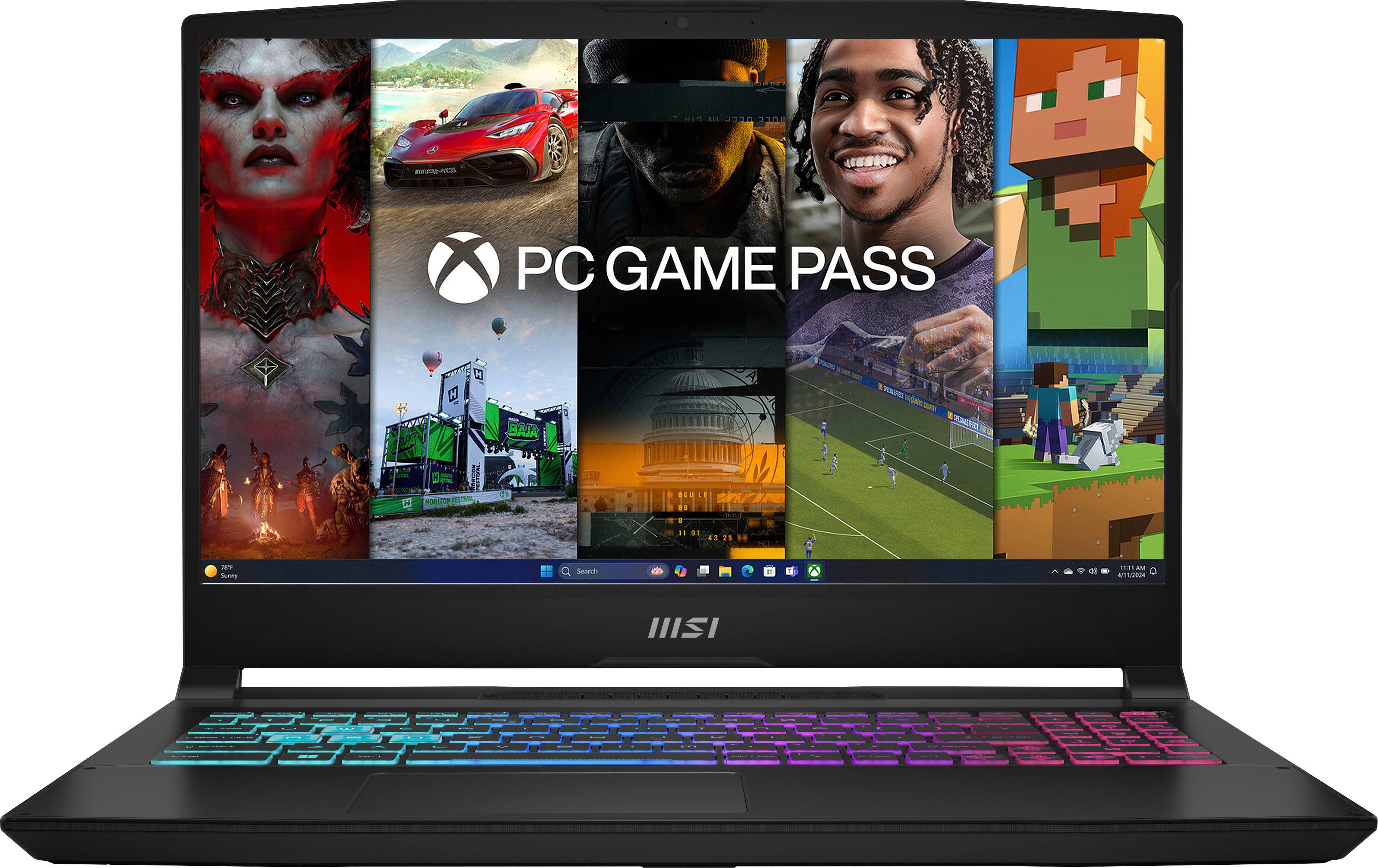 MSI - Katana 15 15,6" 144Hz FHD Gaming Laptop-Ryzen 9-8940H com 16GB de memória-RTX 4070-1TB SSD - Preto-KATANAA15B8423