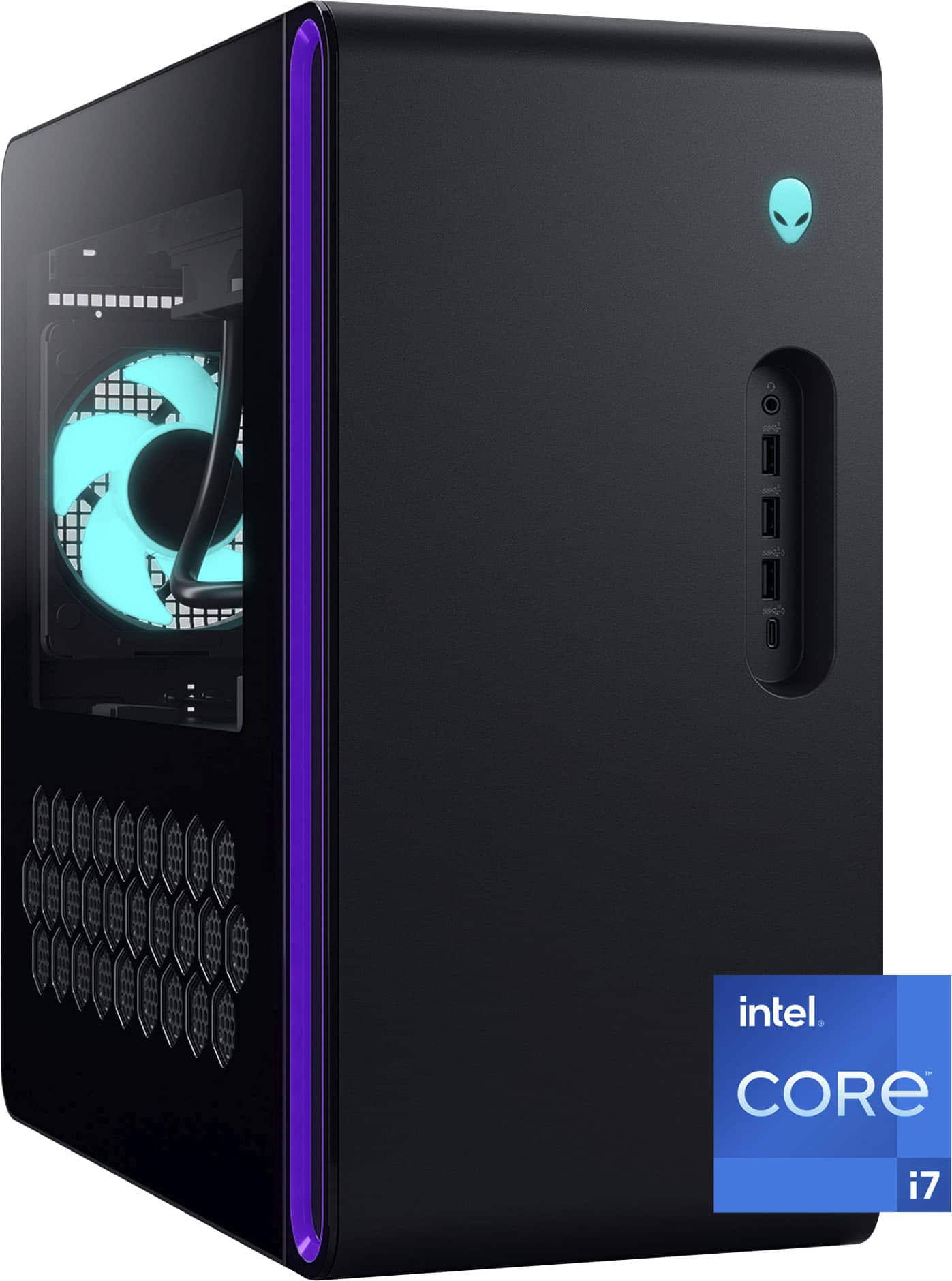 Alienware - Desktop Aurora R16 - Intel Core i7 de 14ª geração - 16 GB de memória - NVIDIA GeForce RTX 4060Ti - SSD de 1 TB - Preto-AWAUR16-7899BLK-PUS