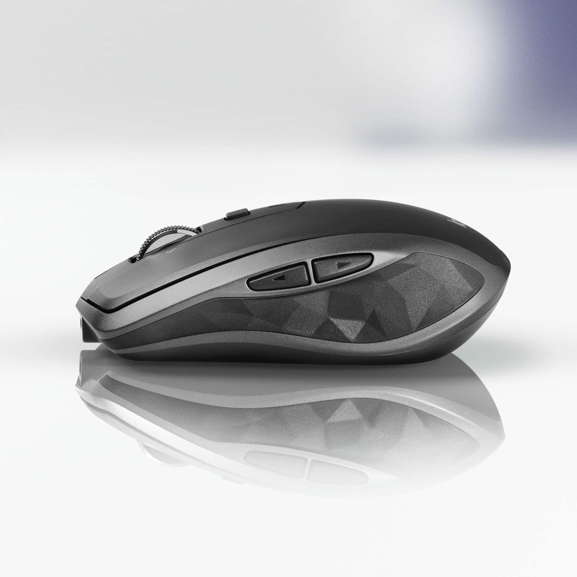 Logitech - Mouse sem fio MX Anywhere 2S Bluetooth Edition com rolagem hiper-rápida - Graphite-910-007232