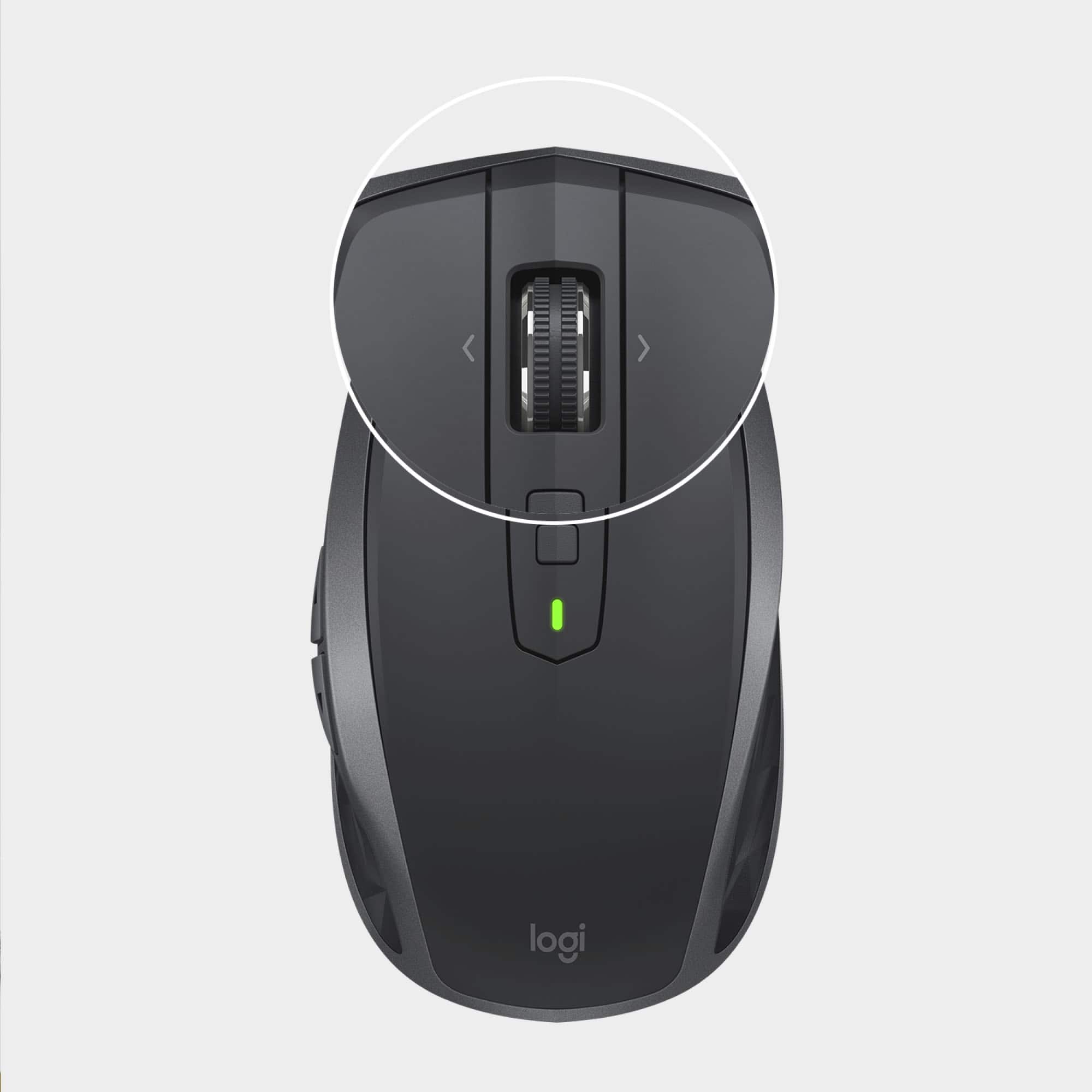 Logitech - Mouse sem fio MX Anywhere 2S Bluetooth Edition com rolagem hiper-rápida - Graphite-910-007232