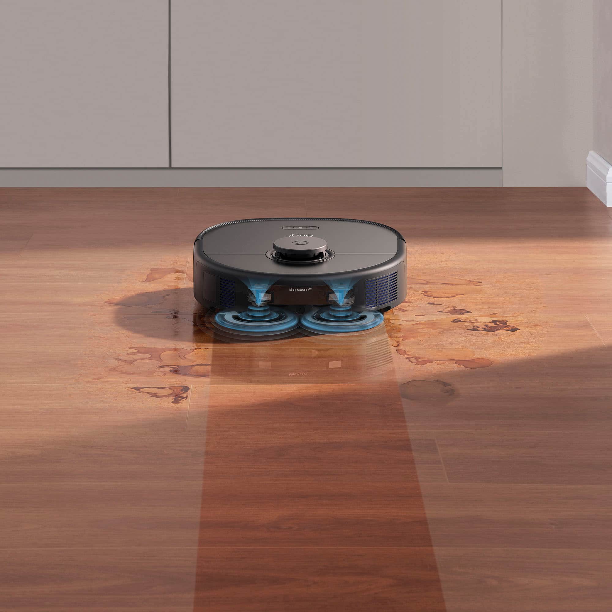 eufy Clean - X10 Pro Omni Wi-Fi robô aspirador e esfregão com estação de auto-lavagem e auto-secagem automática vazia - Preto-T2351111