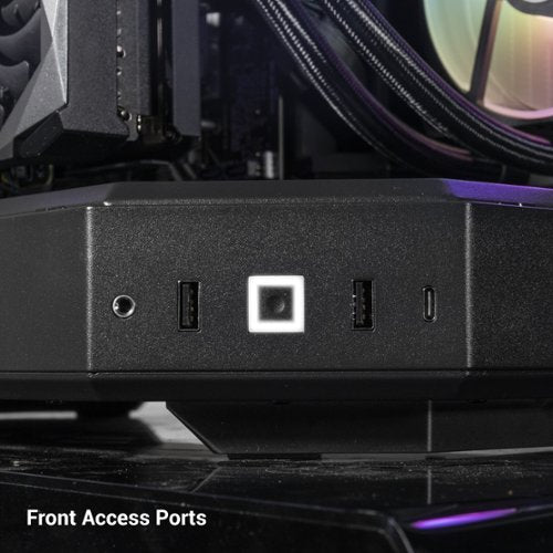 Desktop para jogos em escala iBUYPOWER - AMD Ryzen 7 5700 - 16 GB de memória - NVIDIA GeForce RTX 4060 8 GB - 1 TB NVMe - Preto-SCA7N4601