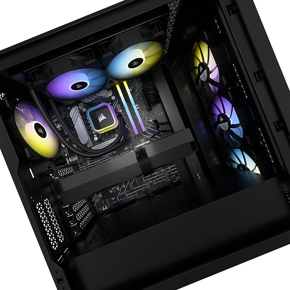 CORSAIR - Desktop para jogos VENGEANCE i7500 - Intel Core i5 14600KF - 32GB DDR5 6000MHz - NVIDIA GeForce RTX 4070 - SSD de 1TB - Preto-CS-9050080-NA