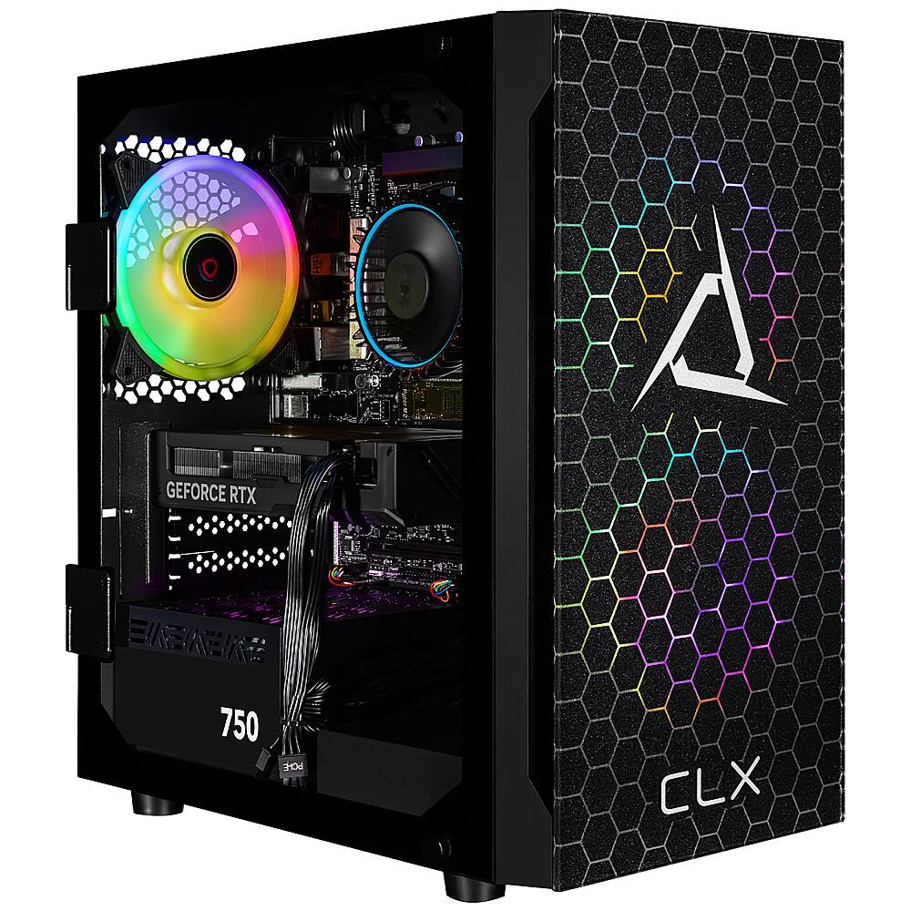 CLX - SET Gaming Desktop - Intel Core i7 12700F - 16GB de memória DDR4 3600 - GeForce RTX 4060 Ti - 2TB NVMe M.2 SSD - Preto-TGMSETRTA3709BM