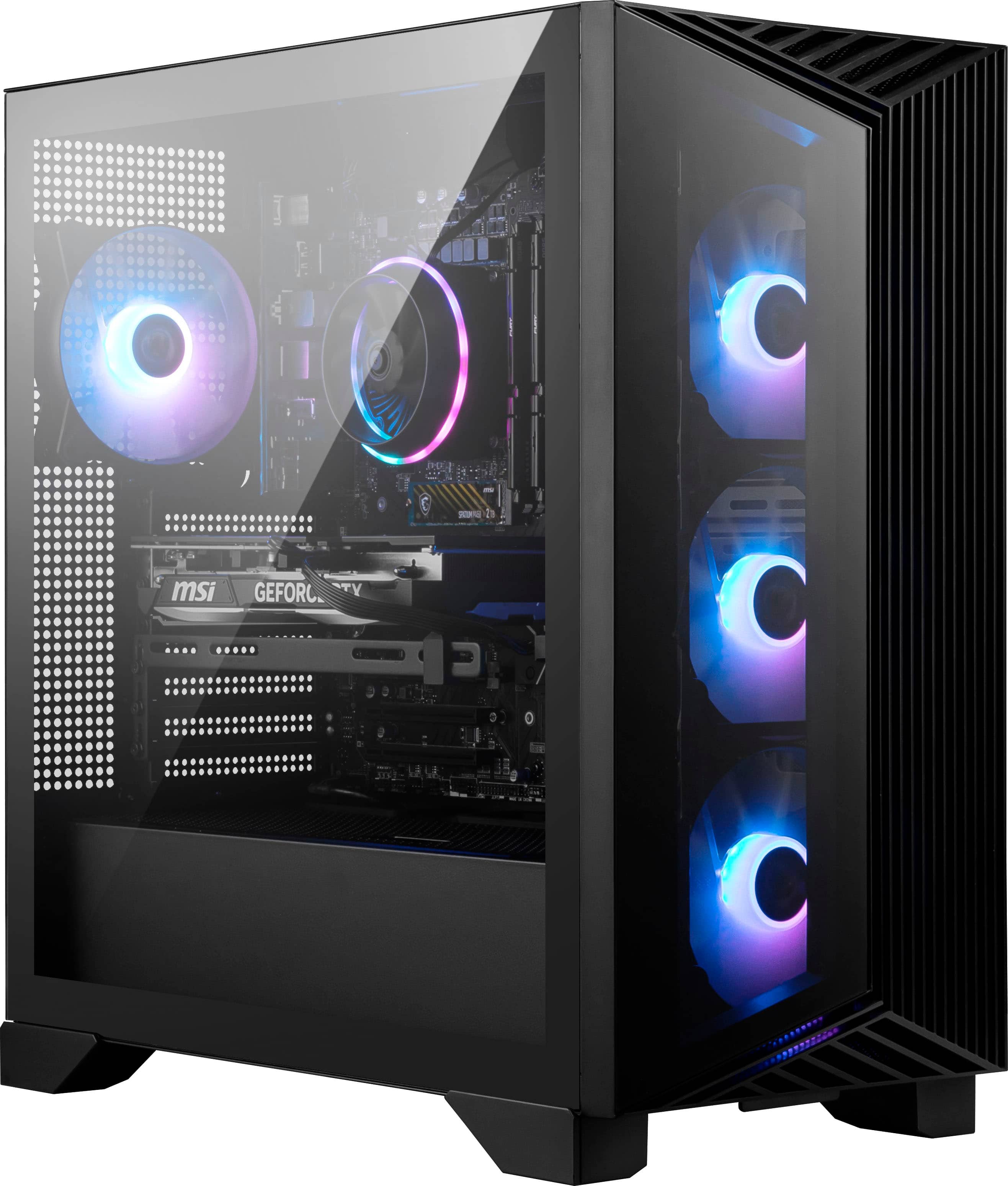 MSI - Aegis Z2 Gaming Desktop - AMD R7-7700 - 16GB de memória - NVIDIA GeForce RTX 4070 Super - SSD de 1TB - Preto-AEGIS Z2 A7NUE-821US