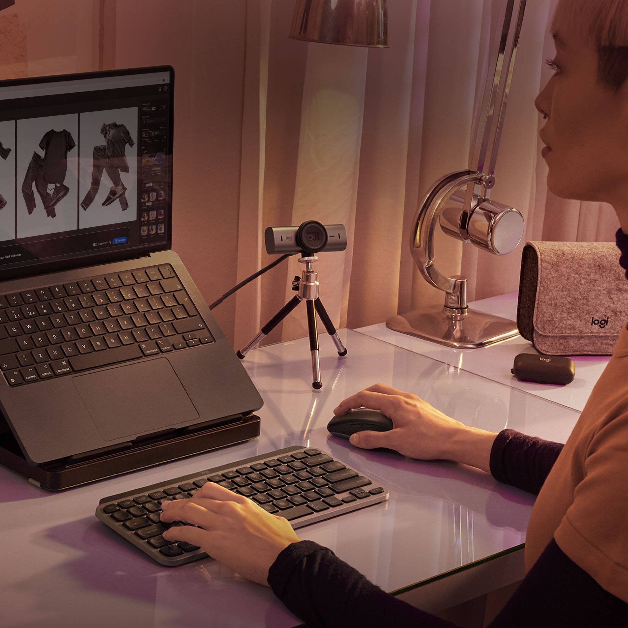 Logitech - Mouse MX Anywhere 3S para Mac com Bluetooth e sem fio - Cinza espacial-910-006945