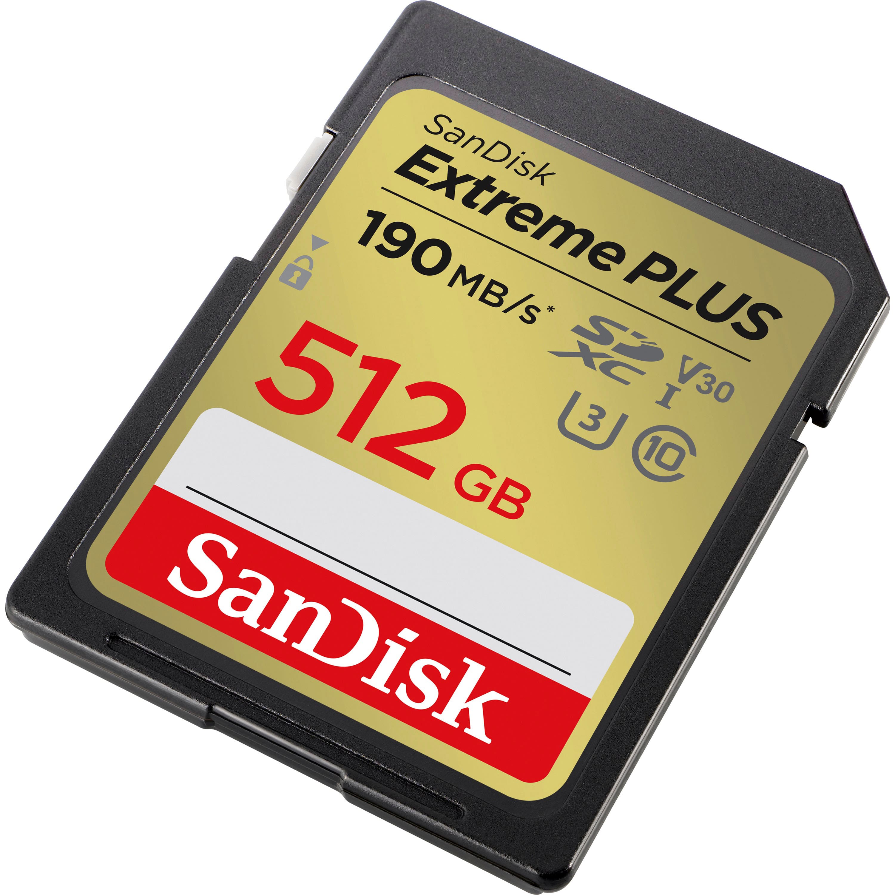 SanDisk - Cartão de memória Extreme PLUS 512GB SDHC/SDXC UHS-I-SDSDXWV-512G-ANCIN