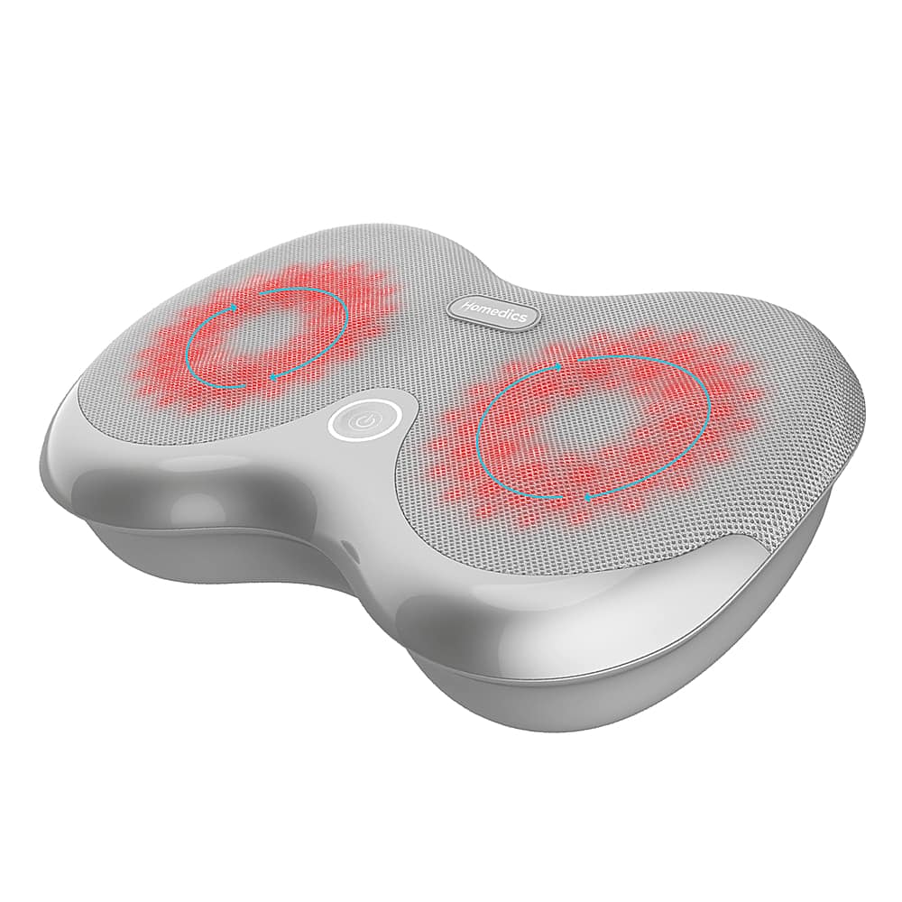 Homedics - Massageador Shiatsu para Pés com Calor - Cinza-FMS-157HJ
