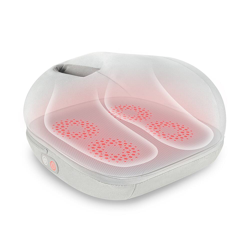 Homedics - Massageador Shiatsu para pés e corpo 3 em 1 - Cinza-FMS-290HJ
